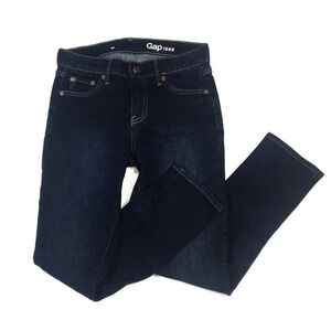 WJ109 GAP 1969 dark Wash Straight Leg Jeans 25